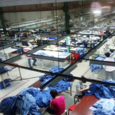 May gia công thời trang jean, kaki